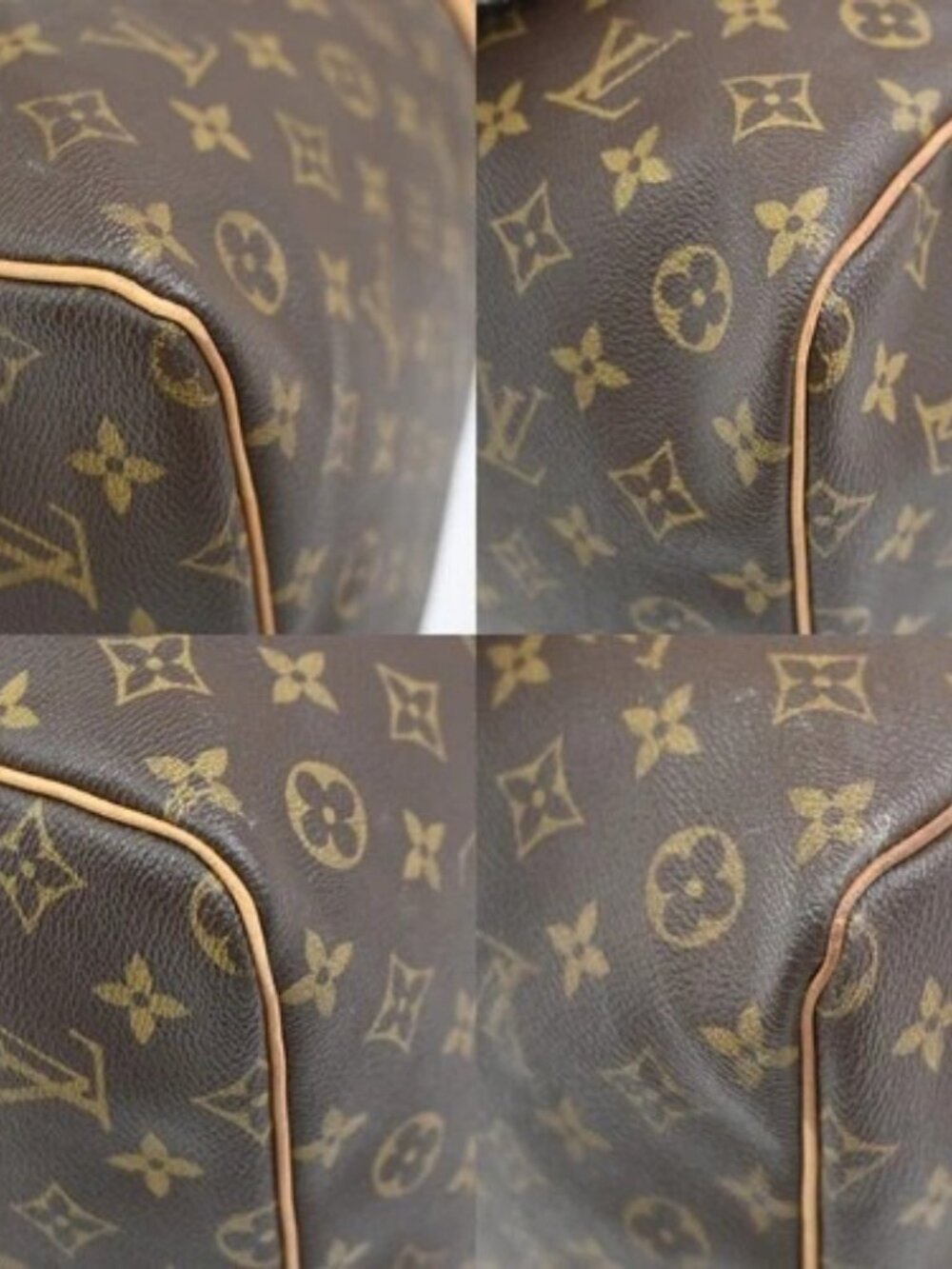 LOUIS VUITTON Keepall 60 Travel Hand Bag Monogram Leather Brown M41422 96YH892 - Picture 7 of 16